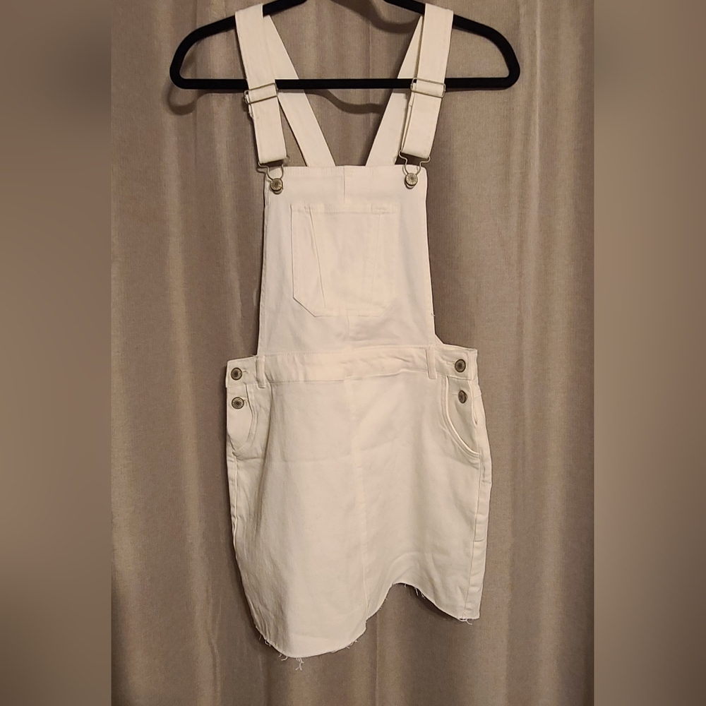 Love Tree Denim Skirt Overalls